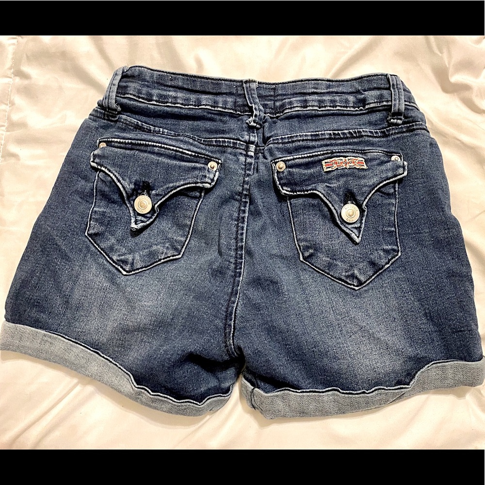 GUC Hudson blue denim rolled cuff shorts Sz 16